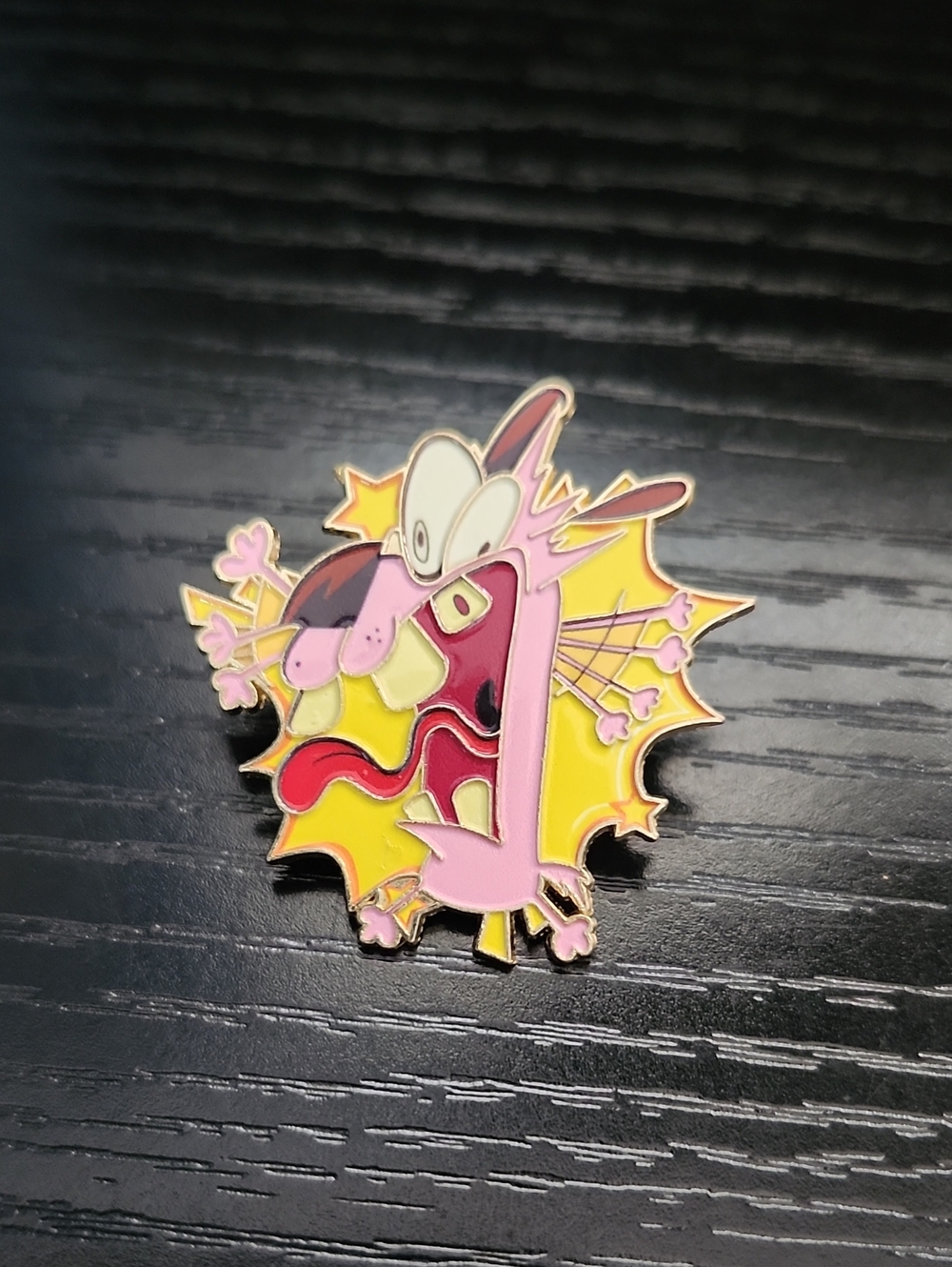Cartoon Network's Courage the Cowardly Dog Character Enamel Pin